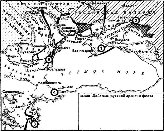 Город обозначенный на схеме цифрой 3 стал базой русского черноморского флота